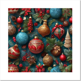 Christmas Ornaments Posters and Art